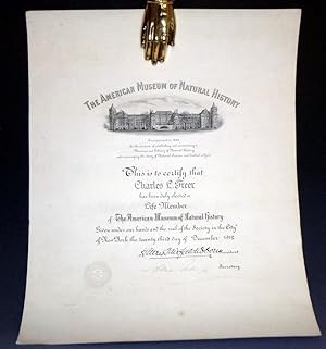Charles L. Freer: His Life Membership in the American Museum of Natural History