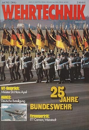 Bild des Verkufers fr Wehrtechnik Juli 7/80 25 Jahre Bundeswehr zum Verkauf von Allguer Online Antiquariat