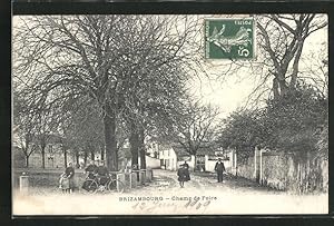 Carte postale Brizambourg, Champ de Foire