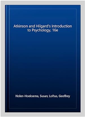 Seller image for Atkinson and Hilgard's Introduction to Psychology for sale by GreatBookPricesUK