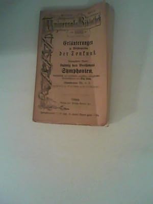 Immagine del venditore per Ludwig van Beethovens Symphonien Nr 4 - 6, Band 19 der Reihe "Erluterungen zu Meisterwerken der Tonkunst", Universal-Bibliothek Nr. 5232, venduto da ANTIQUARIAT FRDEBUCH Inh.Michael Simon