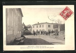 Carte postale Ballon, Place du Centre