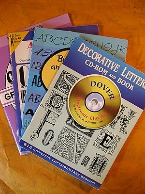 Clip-Art Book Collection - Four Books on Alphabets