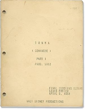 Bild des Verkufers fr Tonka (Original screenplay for the 1958 film) zum Verkauf von Royal Books, Inc., ABAA