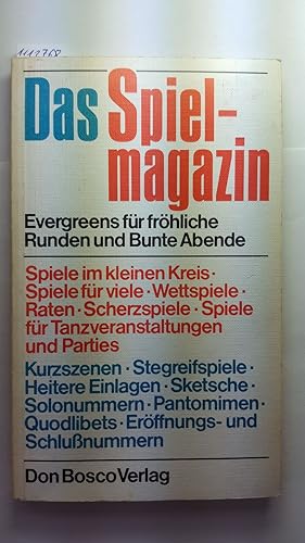 Das Spielmagazin. Evergreens für fröhliche Runden und Bunte Abende.