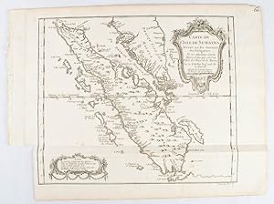 Carte De L'Isle De Sumatra. Dressee sur les Journaux des Navigateurs et surs plusiers Cartes Manu...
