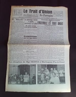 Le trait d'union des réfugiés de l'Est - Le lorrain - N°15 31 Mai 1941