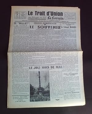 Le trait d'union des réfugiés de l'Est - Le lorrain - N°11 3 Mai 1941