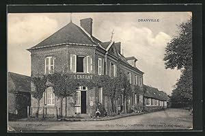 Carte postale Dranville, vue partielle