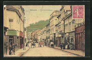 Carte postale Darnétal, Rue Sadi-Carnot, vue de la rue