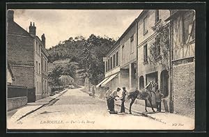 Carte postale La Bouille, Entrée du Bourg