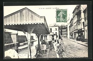 Carte postale Elbeuf, La Rigole