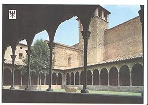 Seller image for Postal JC0368: Sant Joan de les Abadesses. Pirineu Catala. Claustro gotico del s. XV, Monasterio y Campanario for sale by EL BOLETIN