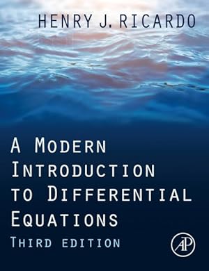 Bild des Verkufers fr Modern Introduction to Differential Equations zum Verkauf von GreatBookPrices