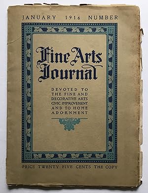 Fine Arts Journal. January 1916.