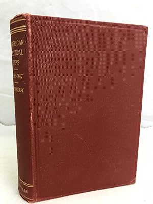 Seller image for American Political Ideas. Development of American Political Thought 1865 - 1917. for sale by Antiquariat Bler