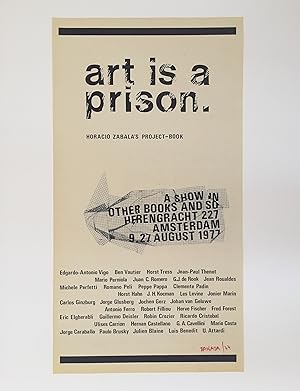 Imagen del vendedor de TODAY, ART IS A PRISON a la venta por William Allen Word & Image