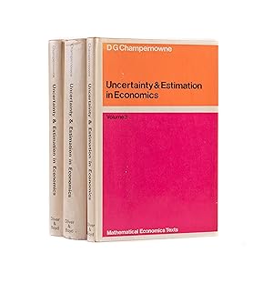 Seller image for Uncertainty and Estimation in Economics for sale by Maggs Bros. Ltd ABA, ILAB, PBFA, BA