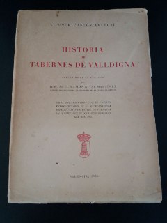 Seller image for Historia de Tabernes de Valldigna. for sale by Librera El Crabo