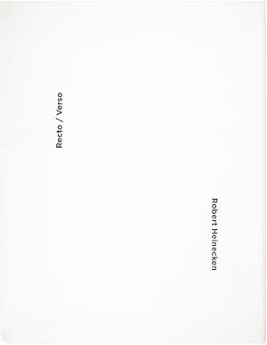 Seller image for Robert Heinecken: Recto/Verso (Deluxe Edition w/ Print) for sale by Harper's Books, ABAA
