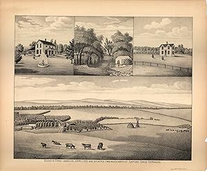 Bild des Verkufers fr L.H. Evert's 1887 Map of Buckeye Farm - Owned by John Lind zum Verkauf von Art Source International Inc.