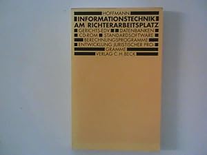 Imagen del vendedor de Informationstechnik am Richterarbeitsplatz a la venta por ANTIQUARIAT FRDEBUCH Inh.Michael Simon