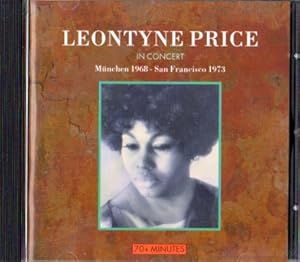 Seller image for Leontyne Price in Concert [CD Nr. GL 328 ]. Aufn. von 1973 San Francisco u. 1968 Mnchen. for sale by KULTur-Antiquariat