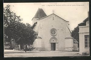 Carte postale Razac-sur-Lisle, L`Eglise, vue de l'Église