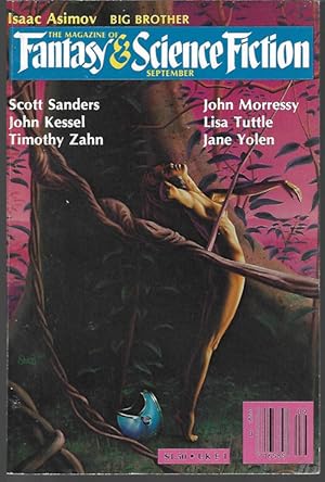 Seller image for The Magazine of FANTASY AND SCIENCE FICTION (F&SF): September, Sept. 1982 for sale by Books from the Crypt