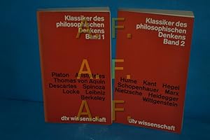 Bild des Verkufers fr Klassiker des philosophischen Denkens in 2 Bnden dtv-Wissenschaft zum Verkauf von Antiquarische Fundgrube e.U.