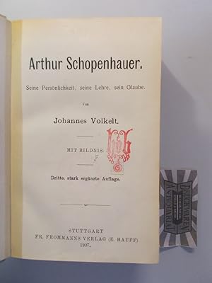 Bild des Verkufers fr Arthur Schopenhauer : Seine Persnlichkeit, seine Lehre, sein Glaube. Frommanns Klassiker der Philosophie 10. zum Verkauf von Druckwaren Antiquariat