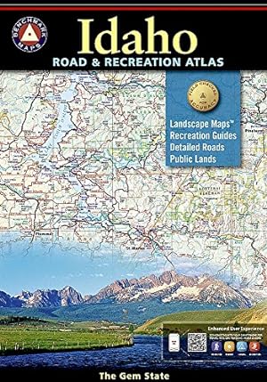 Idaho. Benchmark Road - Recreation Atlas. The Gem State.