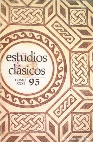 ESTUDIOS CLASICOS TOMO 95