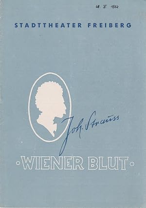 Seller image for Programmheft Johann Strau WIENER BLUT 164. Spielzeit 1952 / 53 Heft 7 for sale by Programmhefte24 Schauspiel und Musiktheater der letzten 150 Jahre