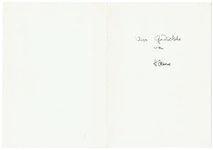 Bild des Verkufers fr 4 Gedichttyposkripte  Vier Gedichte von HHesse" mit aquarellierten Federzeichnungen. zum Verkauf von Kotte Autographs GmbH