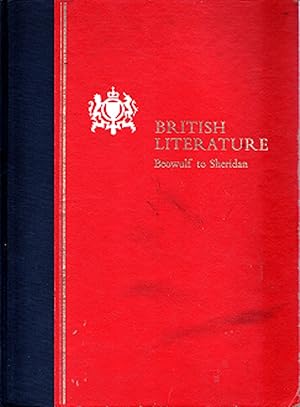 Seller image for British Literature From Beowulf to Sheridan for sale by Frank Hofmann