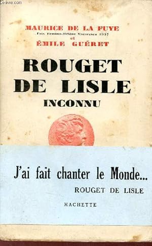 Image du vendeur pour Rouget de Lisle inconnu. mis en vente par Le-Livre