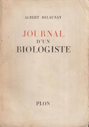 Image du vendeur pour Journal d'un biologiste mis en vente par PRISCA