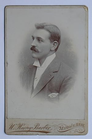 Cabinet Photograph: A Portrait of a Young Gentleman with a Moustache.