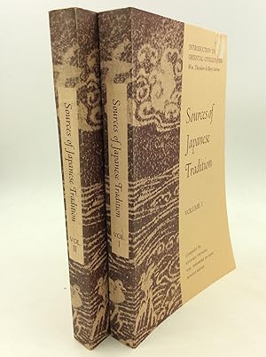 Imagen del vendedor de SOURCES OF JAPANESE TRADITION, Volumes I-II a la venta por Kubik Fine Books Ltd., ABAA