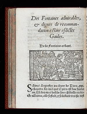 Le Catalogue des antiques erections des Villes & Cites, Fleuves, & Fontaines