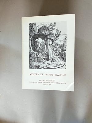 Imagen del vendedor de Mostra di Stampe Italiane della Pinacoteca Repossi di Chiari. Catalogo. a la venta por avelibro OHG