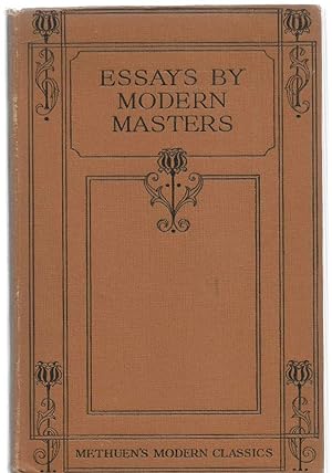 Essays by Modern Masters