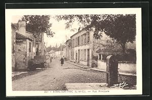 Carte postale Birac-sur-Trec, Rue Principale