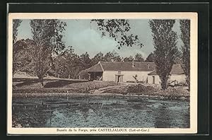 Carte postale Casteljaloux, Bassin de la Forges