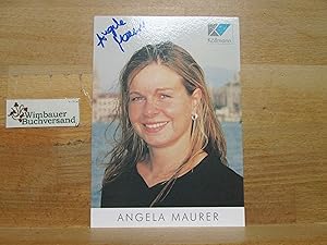 Original Autogramm Angela Maurer Schwimmen /// Autogramm Autograph signiert signed signee