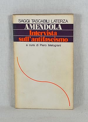 Seller image for Intervista sull'antifascismo. (= Saggi tascabili Laterza, 23). for sale by Versandantiquariat Waffel-Schrder