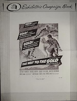 Seller image for The Way to the Gold Pressbook 1957 Jeffrey Hunter, Sheree North for sale by AcornBooksNH