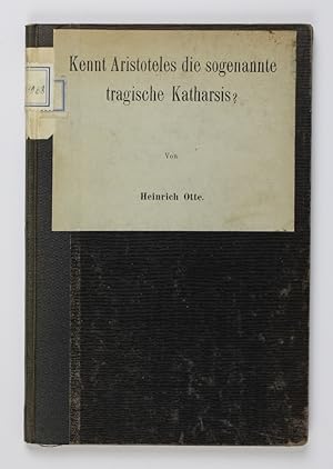 Kennt Aristoteles die sogenannte tragische Katharsis