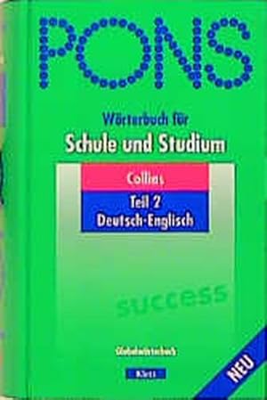 PONS Wörterbuch für Schule und Studium, Collins Deutsch-Englisch